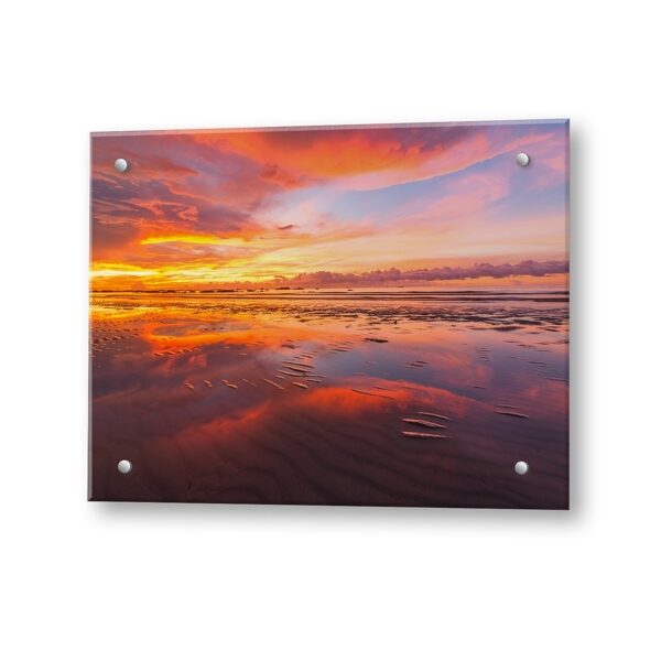 Кухонный экран из стекла Магия заката 600х500х4мм